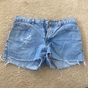 Distressed Old Navy Jean Shorts